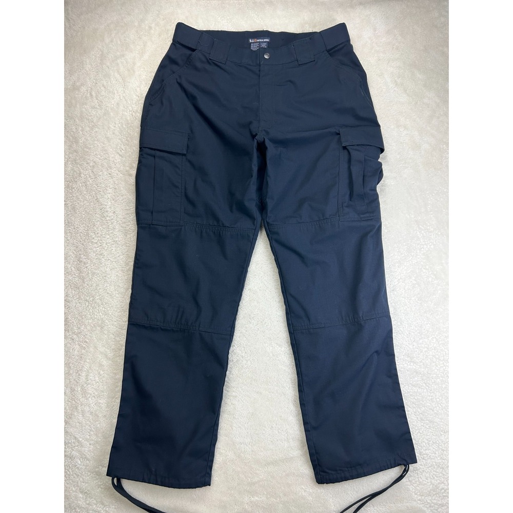 5.11 Tactical Series TDU Ripstop Cargo Pants Mens XL Navy Blue Heavy Tough
